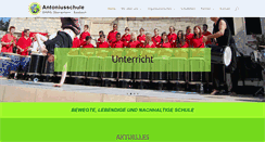 Desktop Screenshot of antoniusschule-oberachern.de